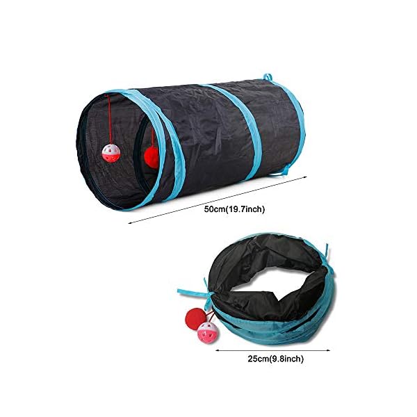 21-Pcs-Cat-Toys-for-Indoor-Cats-Collapsible-Cat-Tunnel-Interactive-Feather-Teaser-Wand-Ball-Toy-for-Kitten-Cats 21 Pcs Cat Toys for Indoor Cats Collapsible Cat Tunnel Interactive Feather Teaser Wand Ball Toy for Kitten Cats