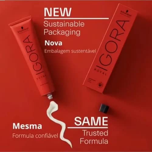 Schwarzkopf Professional Igora Royal Permanent Hair Color, 5-6, Light Brown Chocolate, 60 Gram