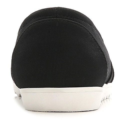 ComeShun Womens Shoes Canvas Comfort Slip On Loafers Sneakers Classic Flats (39 EU/8 US, Black) - Thumbnail 5