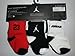 Nike Newborn Baby Socks Black, White, Red, 6 PAIRS, Size 12-24 Months