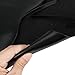 Bagerly Unisex PU Leather Envelope Sleeve Handheld Clutch Purse (Black)