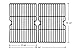 Hongso 19 1/4 Inch Porcelain Cast Iron Grill grates Cooking Grid Replacement for Charmglow 810-7450-S, 810-8530-F/S, Nexgrill 720-0511 20-0336, Aussi, Jenn-Air, Weber Genesis Series, PCB152