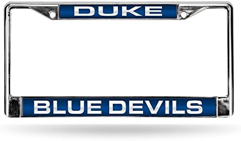 NCAA Duke Blue Devils Laser Cut Chrome Plate Frame