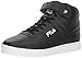 Fila Men's Vulc 13 MID Plus 2 Walking Shoe, Black/White, 9.5 D US