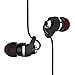 Honstek X1 in-Ear Headphones with Mic and Remote Control, 3.5mm Comfort Fit Earbuds with Stereo Bass, Clear Sound for iPhone 6S/6S Plus iPad and Android (Black)
