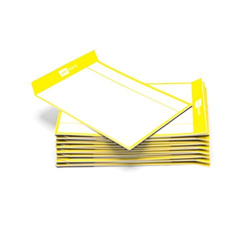 PATboard Scrum Board and Kanban Board TASKcards - Set of 16 Magnetic Cards - Yellow