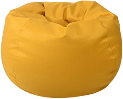Pouf Poire Enfant Sac Haricots Pouf Adultes Petit Fauteuil De Salon Pour Interieur Et Exterieur Doux Confortable De Enfant Chaise Canape Bean Bag Avec Remplissage Pour Salon Color Yellow Amazon Fr Cuisine