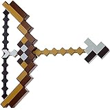 Pixel Mosaic Bow and Arrow Set Plastic Assembled for Kids Birthday Party Pixel Miner Gaming for Minecraft Toys