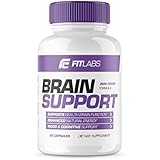 Brain Support Nootropic Supplement, Boosts Focus, Memory, Clarity &amp; Cognitive Function with Ginkgo Biloba, Rhodiola Rosea Extract, DMAE, Extra Strength Nootropic, 60 Capsules