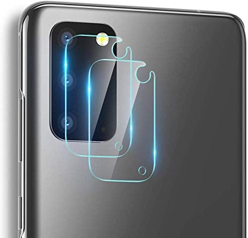 Domxteck【2 pack Scratch Resistant Camera Lens Screen Protector High Definition 2.5D Protector for Samsung Galaxy S20