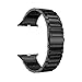 LDFAS Compatible for Apple Watch Band 41mm 40mm, Stainless Steel Metal Women Bands Compatible for Apple Watch SE Series 9/8/7 Band,Black