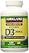 Kirkland Signature Extra Strength Vitamin D3 2000 I.U. 600 Softgels, Bottle (Pack of 2)