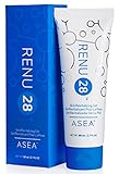 Asea Renu 28 Gel Large 80 mL Size Plus Free Bonus Sample 10 mL Travel Gel, Advanced Revitalizing Redox Gel with Redox Signaling Molecules Skin Care Gel, Anti-Aging, Skin Discoloration, Smoother Skin