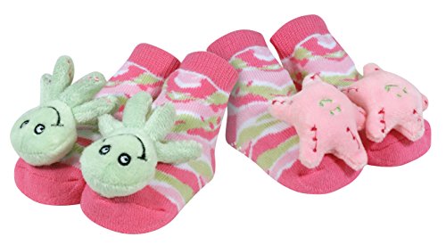 Stephan Baby Go Fish Rattle Socks, Octopus and Pink Starfish