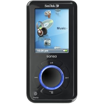 SanDisk Sansa e260 4 GB MP3 Player with MicroSD Expansion Slot (Black
