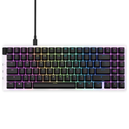 NZXT Function Mini TKL Mechanische PC Gaming Tastatur - beleuchtet - lineare RGB Schalter - MX kompatible Schalter - Hot Swap - Aluminium Cover - Mech