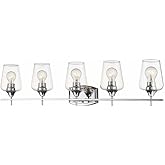Z-Lite 5 Light Vanity 473-5V-CH, Clear