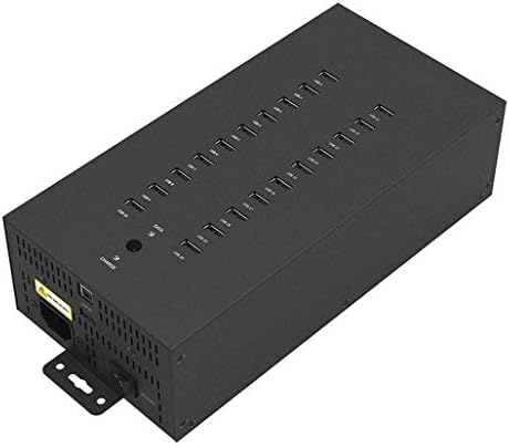 Industrial Grade 20-Port USB Mobile Phone Group Control Hub U Disk Expansion HUB Copy Machine Splitter Charging Station USB HUB Adapter Portable USB Splitter Data Transmission