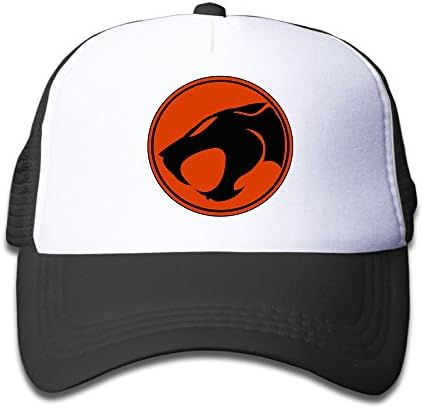 Hoicp Kid's Thunder Cat Adjustable Mesh Trunk Baseball Hat/Cap Black