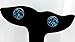 Summerfield Collection Silver-tone Metallic Faux Druzy Stone Stud Earrings 12mm (Blue)