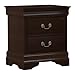 Coaster Home Furnishings Louis Philippe 2-drawer Nightstand Cappuccino