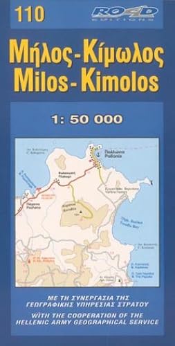 Download Carte routière : Milos - Kimolos (en anglais) PDF