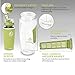 Hydracy Fruit Infuser Water Bottle - 32 oz Sports Bottle - Time Marker & Full Length Infusion Rod + 27 Fruit Infused Water Recipes eBook Gift - Lime Green