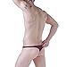Mens New Solid Thong Swimsuit Bikini T-Back Underwear Briefs, Assorted Colors, Size L