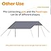 TRIWONDER Waterproof Rain Fly Hammock Camping Shelter Tent Tarp Footprint Sunshade Mat for Hiking Backpacking Beach Picnic