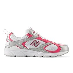New Balance Men's 408 V1 Sneaker, White/Silver