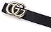 G-Style Gold Buckle Women Slim Belt ~ 2.5cm Belt Width (105cm (Waist 31