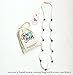 Fox and Finn 'Sophia' Silicone Teething Necklace for Babies | Safety Knotted Silk Rope | Does Not Pull Out Hair | 14 Inch Drop (coconut)