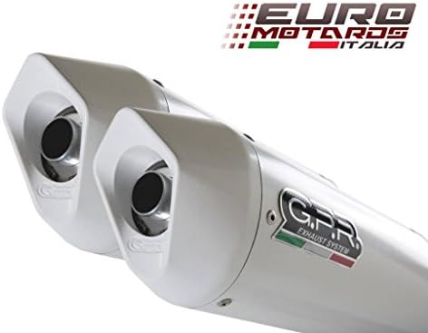 Suzuki GSXR 1000 K9 2009-2011 GPR Exhaust Systems Dual Albus White Silencers Road Legal