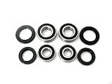 Both Front Wheel Bearings Seals Kit Suzuki LTZ400 LT-Z400 2003-2009