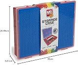 abeec Building Bricks Storage Case with Handle 17 Compartments Base Plate view 8