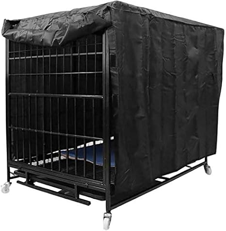 Amazon Co Jp 犬用クレートカバー防風ペット犬小屋カバー通気性オックスフォード布犬用ケージ保護ケース ワイヤークレート屋内屋外保護用 ホーム キッチン