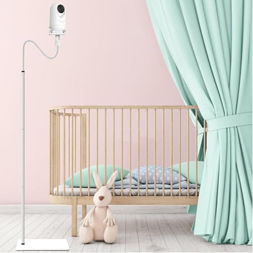 YOUWE7 Baby Monitor Floor Stand Holder Mount Compatible With Nanit Pro Flex Stand,Infant Optics DXR-8 Pro,VTech VM924/901/819/RM7764,Momcozy,eufy E110,HelloBaby,nooie IPC100,Motorola VM75/VM50G/VM44