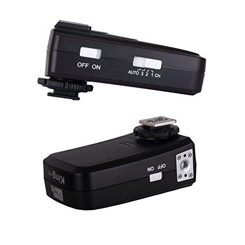 Pixel King Pro Radio Flash Trigger Kit 1 Transmitter 15 Channels with 2