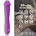 Dildo Vibrator G Spot Clit Vibrator Stimulator Sex Anal Play Massager - Ultra-Realistic Penis Vein Folds & Safe Silicone & 10 Powerful Modes for Couples and Women Perfect Gift