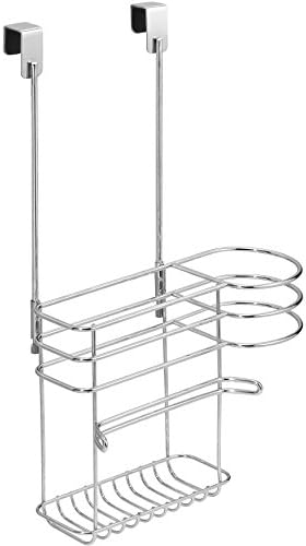 InterDesign Classico Over Cabinet Hair Dryer and Curling Iron Holder Organizer