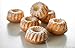 Astra shop Fancy Mini Silicone Dessert Mold, Stackable Bundt Pan, Swirl Jello Mini Cake Mould (3 inch,8 Pack)