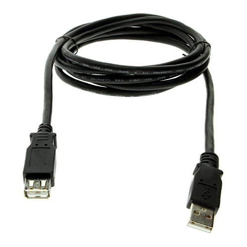 USBGear Pro-Series USB 2.0 Hi-Speed A to A Extension Cable 6ft. Black