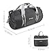 Duffle Bag, Evecase Lightweight Packable Travel Luggage Duffle Bag For Sports, Gym, Vacation - Black