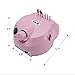 CO-Z Professional 30,000 RPM Electric Acrylic Nail Drills File Machine Gel Nail Grinder Tool with Polish Bits Set - Super Quiet (Pink 110v)