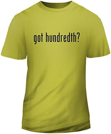 got hundredth? - New Short Sleeve Adult Men's T-Shirt, Yellow, Large