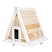Petsfit Outdoor Cat House Weatherproof, Outside Feral Cat House with Escape Door,Outdoor Indoor Pet House for Small Animal
