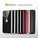 Humixx Crystal Clear Designed for iPhone 11 Case,[Not Yellowing][Military Grade Drop Protection] Explosion Hard Back and Soft TPU Bumper Shockproof Protective 11 Phone Case Cover 6.1 Inch - Black