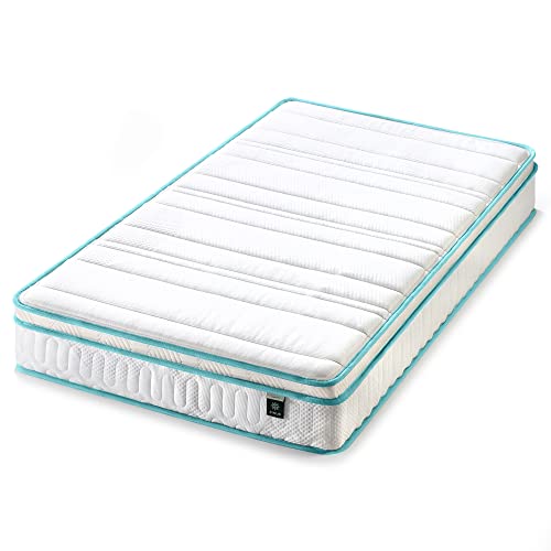 ZINUS 8 Inch Memory Foam Spring Hybrid Mattress / Euro Top Innerspring