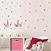 2 Pcs Unicorn Wall Decal, Girls Bedroom Home Decor, Unicorn Wall Stickers Decorations, Wall Decor with Stars …