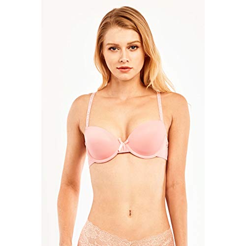 Women's Basic Plain Bras (Packs of 6) - Various Styles (38B, Demi) - Thumbnail 4